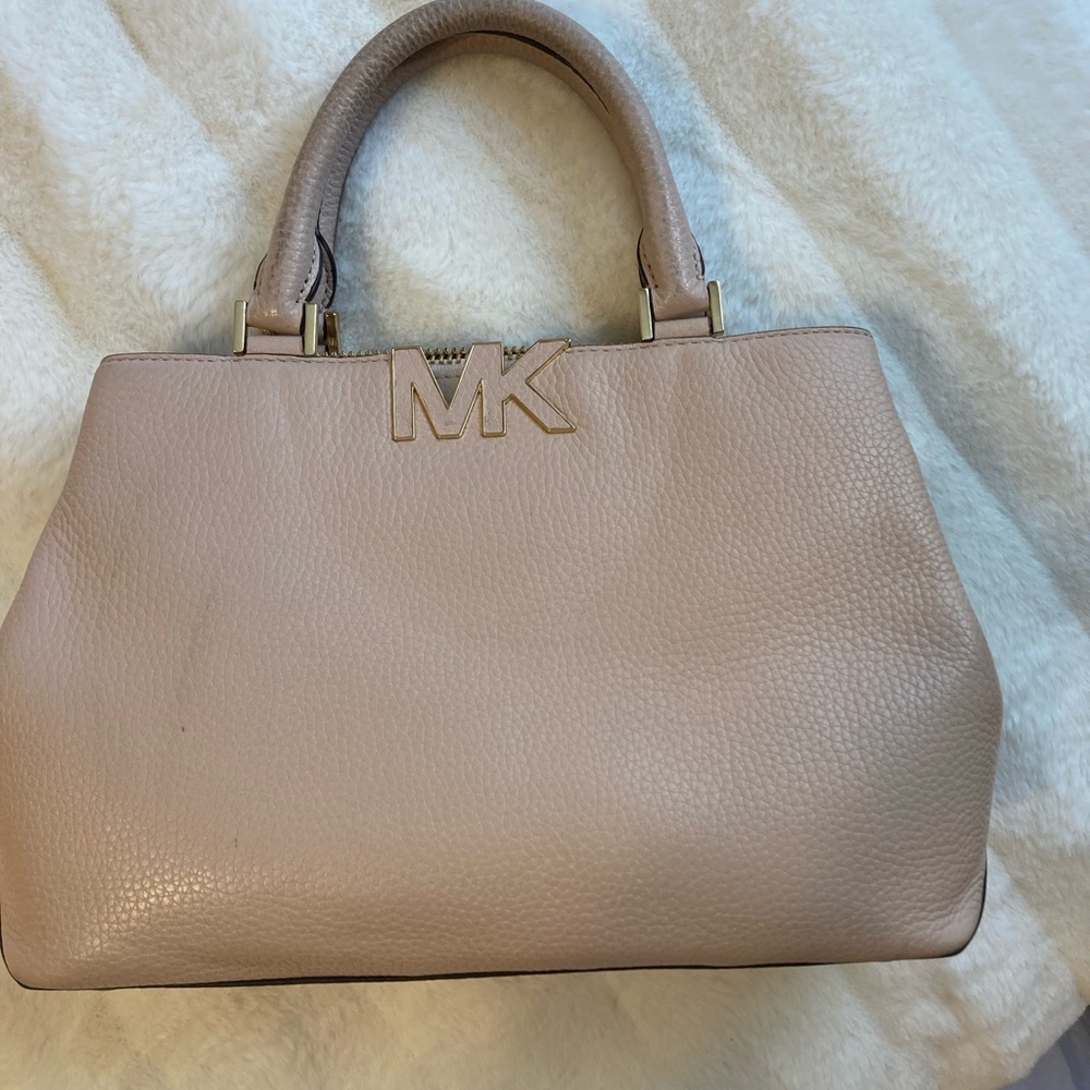 Michael Kors Pink Satchel with Structured Design